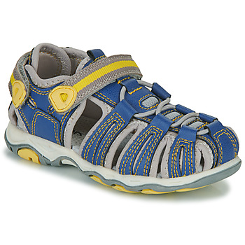 Obuća Djeca Sportske sandale Kickers KAWA Blue / Žuta