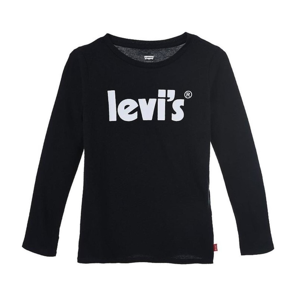 Odjeća Djevojčica Majice kratkih rukava Levi's  Crna