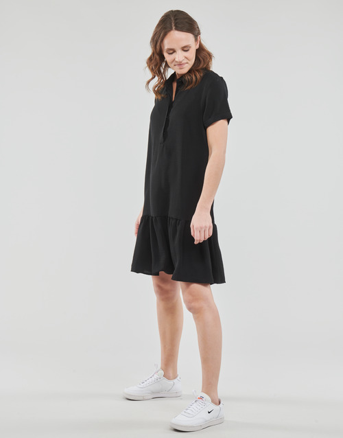 JDY JDYLION S/S PLACKET DRESS Crna