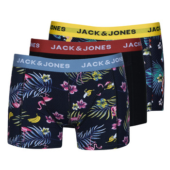 Donje rublje Muškarci
 Bokserice Jack & Jones JACFLOWER BIRD TRUNKS X3 Multicolour