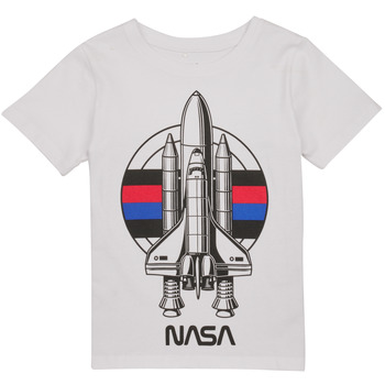 Odjeća Dječak
 Majice kratkih rukava Name it NKMNOBERT NASA SS TOP Bijela