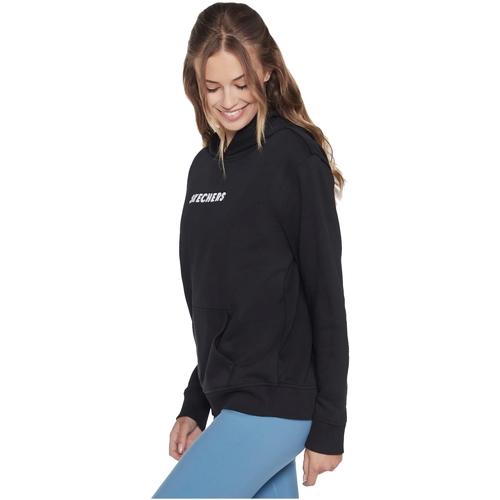 Odjeća Žene
 Gornji dijelovi trenirke Skechers Signature Pullover Hoodie Crna