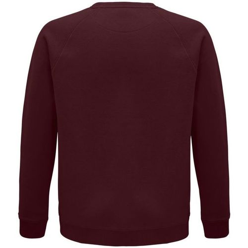 Sols SPACE -SUDADERA UNISEX de algodón biológico color burdeos Bordo