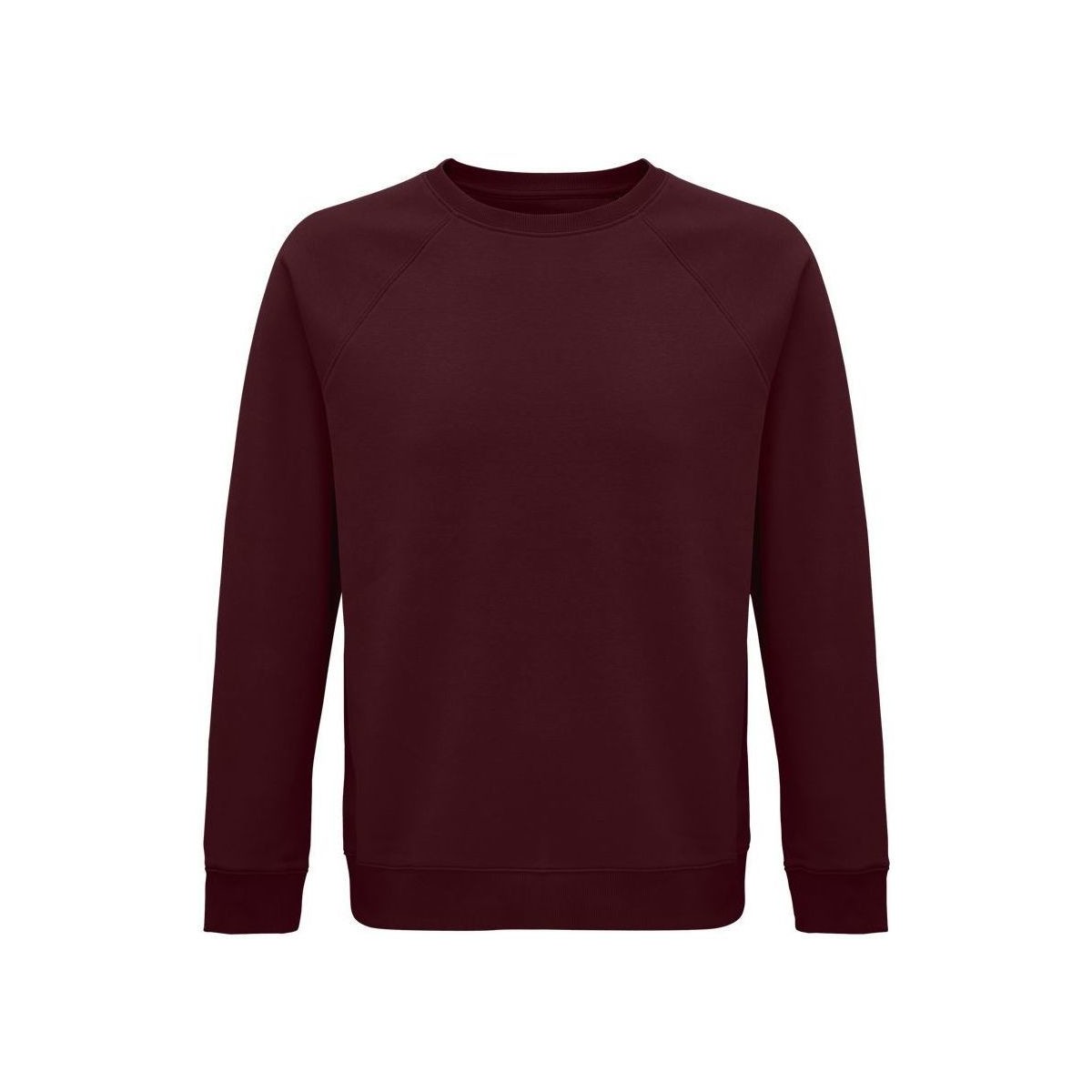 Odjeća Sportske majice Sols SPACE -SUDADERA UNISEX de algodón biológico color burdeos Bordo