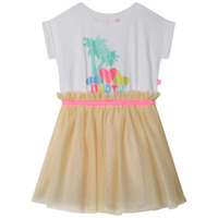 Odjeća Djevojčica Kratke haljine Billieblush U12811-10P Bijela / žuta