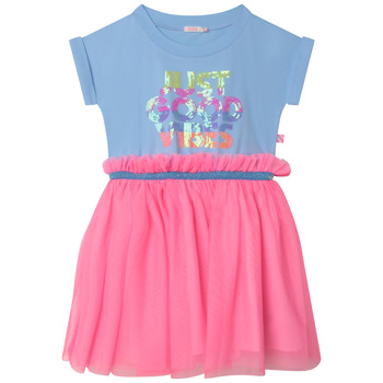 Odjeća Djevojčica Kratke haljine Billieblush U12811-798 Plava / Ružičasta