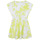 Odjeća Djevojčica Kratke haljine Billieblush U12806-549 žuta / Bijela
