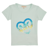 Odjeća Djevojčica Majice kratkih rukava MICHAEL Michael Kors R15185-76T-C Bijela / Blue
