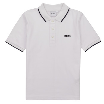 Odjeća Dječak
 Polo majice kratkih rukava BOSS J25P26-10P-C Bijela