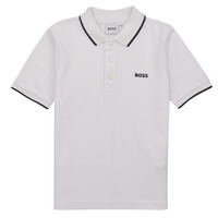 Odjeća Dječak
 Polo majice kratkih rukava BOSS J25P26-10P-J Bijela