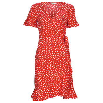 Odjeća Žene
 Kratke haljine Only ONLOLIVIA S/S WRAP DRESS Red