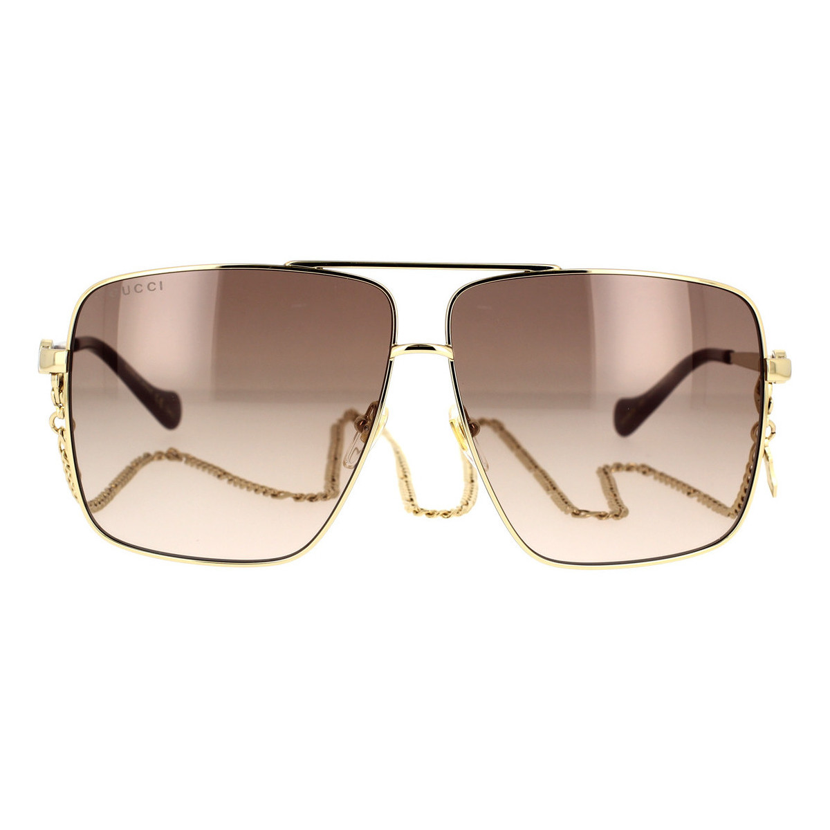 Satovi & nakit Žene
 Sunčane naočale Gucci Occhiali da Sole  con Catena GG1087S 002 Gold