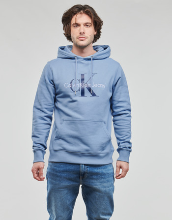 Odjeća Muškarci
 Sportske majice Calvin Klein Jeans MONOLOGO REGULAR HOODIE Plava