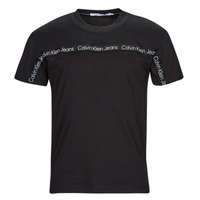 Odjeća Muškarci
 Majice kratkih rukava Calvin Klein Jeans LOGO TAPE TEE Crna