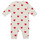 Odjeća Djeca Pidžame i spavaćice Petit Bateau A00E901 Bijela / Crvena