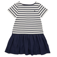 Odjeća Djevojčica Kratke haljine Petit Bateau FLOUETTE Bijela / Plava