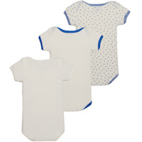 Odjeća Djeca Pidžame i spavaćice Petit Bateau A074900 X3 Bijela / Plava