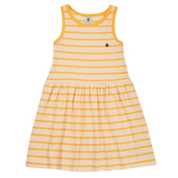 Odjeća Djevojčica Kratke haljine Petit Bateau FLAVY Bijela / žuta