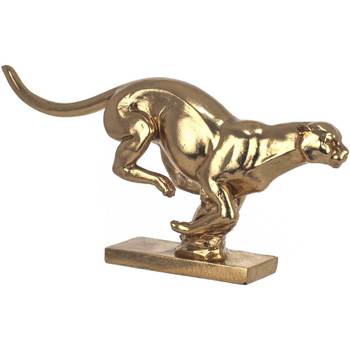Dom Dekorativni predmeti  Signes Grimalt Figura Na Temelju Jaguara Gold