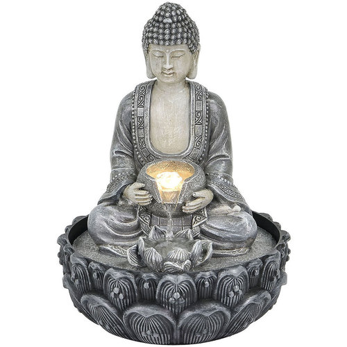 Dom Dekorativni predmeti  Signes Grimalt Buda Sa Svjetlom Siva