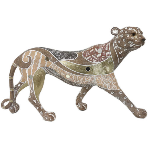 Dom Dekorativni predmeti  Signes Grimalt Lik Leoparda Smeđa