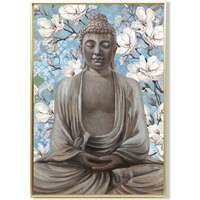 Dom Slike i platna Signes Grimalt Buddha Pozadina Flores Blue