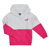 Odjeća Djevojčica Sportske majice Puma PUMA POWER COLORBLOCK Bijela / Ružičasta