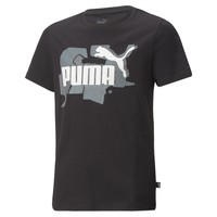 Odjeća Dječak
 Majice kratkih rukava Puma ESS STREET ART LOGO Crna