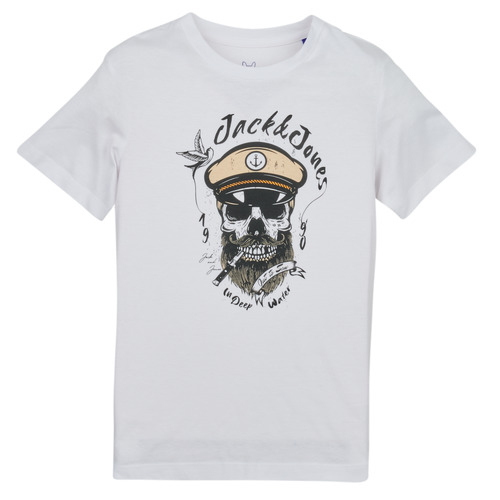 Odjeća Dječak
 Majice kratkih rukava Jack & Jones JORROXBURY TEE SS CREW NECK Bijela