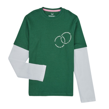 Odjeća Dječak
 Majice dugih rukava Jack & Jones JOROLI SKATER LAYER TEE LS CREW NECK Zelena