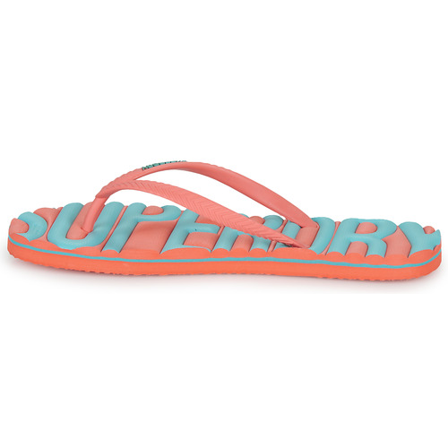 Superdry VINTAGE VEGAN FLIP FLOP Plava / Ružičasta