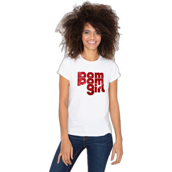 Odjeća Žene
 Majice kratkih rukava French Disorder T-shirt femme  Alex Pompom Girl Bijela
