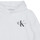 Odjeća Djeca Sportske majice Calvin Klein Jeans SMALL MONOGRAM HOODIE Bijela