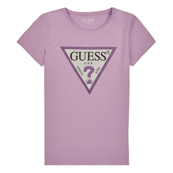 Odjeća Djevojčica Majice kratkih rukava Guess SS T SHIRT Ljubičasta