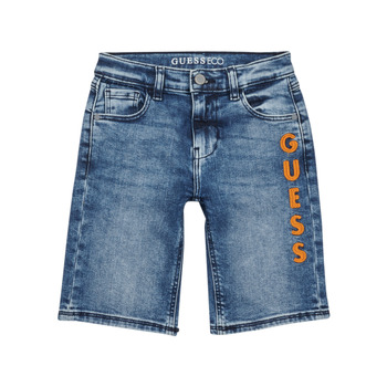 Odjeća Dječak
 Bermude i kratke hlače Guess DENIM SHORT Plava