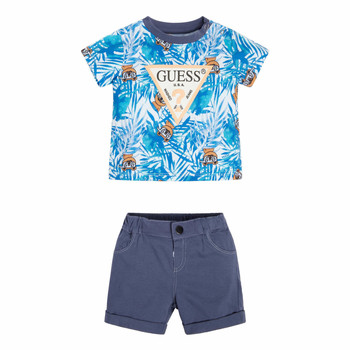 Odjeća Dječak
 Dječji kompleti Guess SET SL T SHIRT SHORTS Multicolour