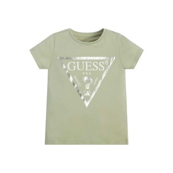 Odjeća Djevojčica Majice kratkih rukava Guess SS T SHIRT CORE Zelena
