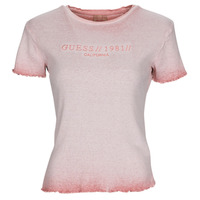 Odjeća Žene
 Majice kratkih rukava Guess SS CN EDURNE TEE Ružičasta