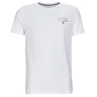 Odjeća Muškarci
 Majice kratkih rukava Tommy Hilfiger CN SS TEE LOGO Bijela