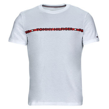 Odjeća Muškarci
 Majice kratkih rukava Tommy Hilfiger CN SS TEE LOGO Bijela