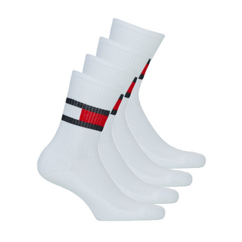 Modni dodaci Sportske čarape Tommy Hilfiger FLAG X4 Bijela