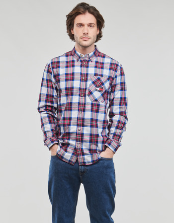 Odjeća Muškarci
 Košulje dugih rukava Tommy Jeans TJM RELAXED FLANNEL SHIRT Multicoloured 