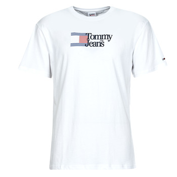 Odjeća Muškarci
 Majice kratkih rukava Tommy Jeans TJM CLSC RWB CHEST LOGO TEE Bijela