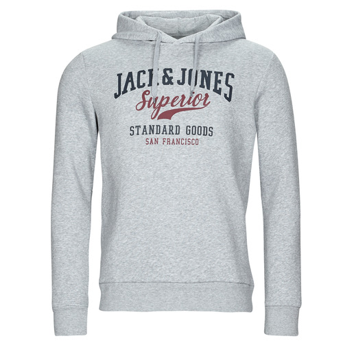 Odjeća Muškarci
 Sportske majice Jack & Jones JJELOGO SWEAT HOOD Siva