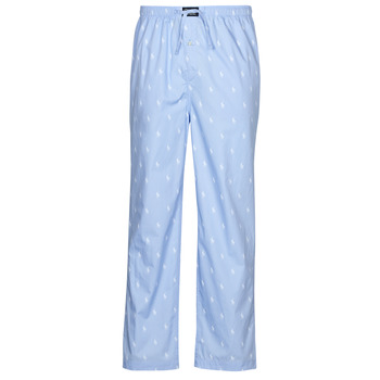 Odjeća Muškarci
 Pidžame i spavaćice Polo Ralph Lauren SLEEPWEAR-PJ PANT-SLEEP-BOTTOM Blue / Nebesko plava / Bijela