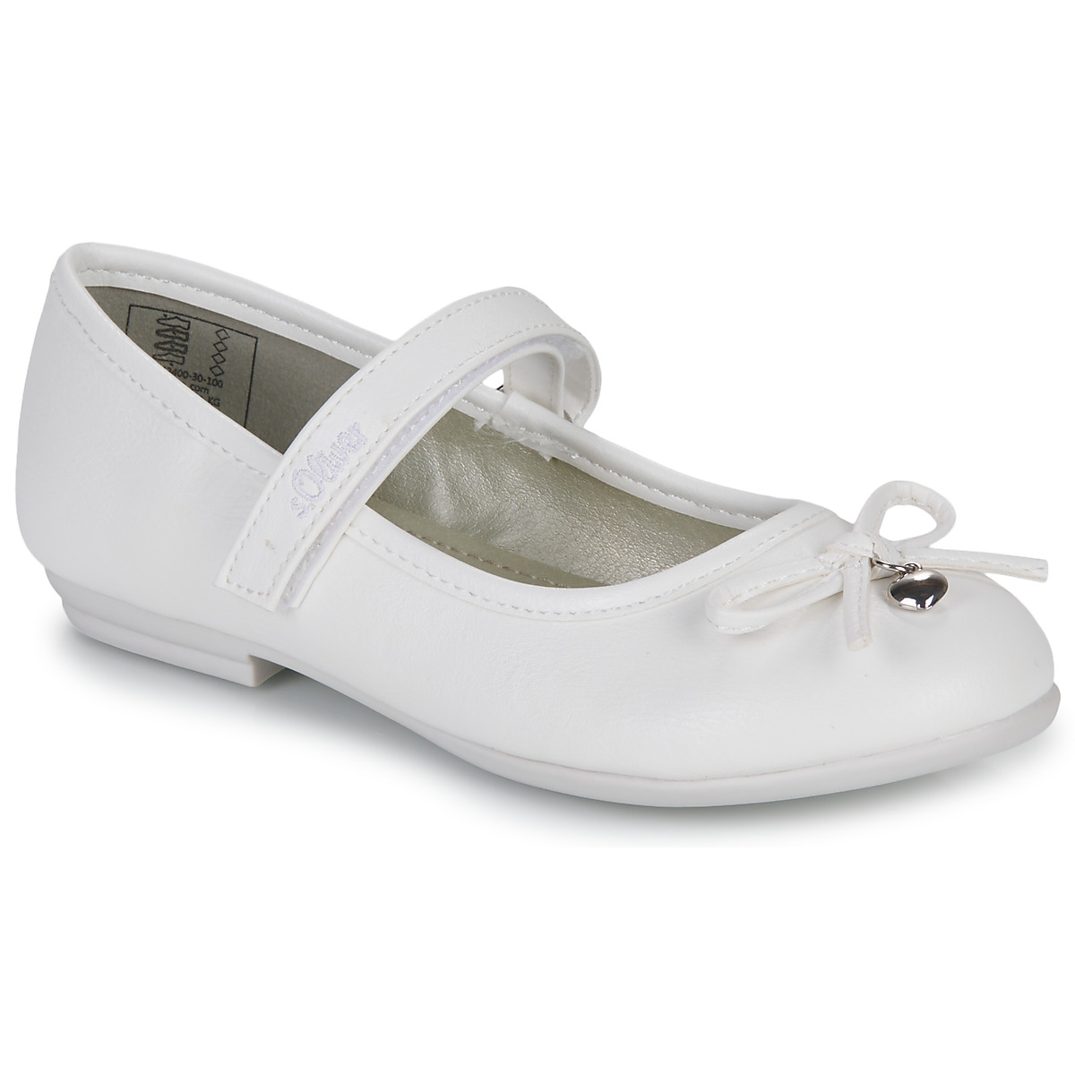 Obuća Djevojčica Balerinke i Mary Jane cipele S.Oliver 42400 Bijela