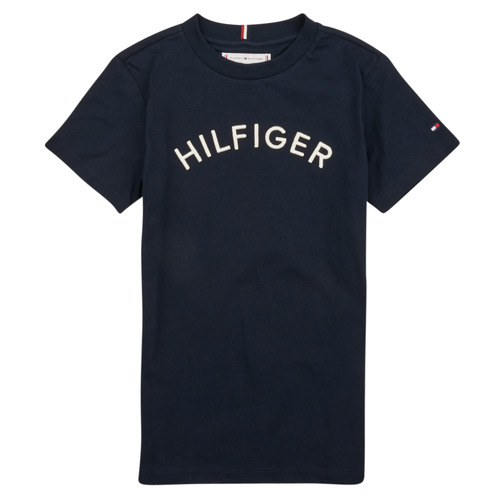 Odjeća Djeca Majice kratkih rukava Tommy Hilfiger U HILFIGER ARCHED TEE Plava