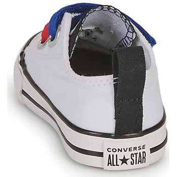 Converse INFANT CONVERSE CHUCK TAYLOR ALL STAR 2V EASY-ON SUMMER TWILL LO Bijela / Plava / Crvena