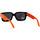 Satovi & nakit Sunčane naočale Leziff Occhiali da Sole  Valencia M4554 C04 Nero Arancione Bijela