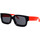 Satovi & nakit Sunčane naočale Leziff Occhiali da Sole  Valencia M4554 C05 Nero Rosso Crvena